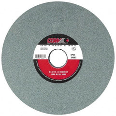 Camel Grinding Wheels - 7" Diam x 1-1/4" Hole x 1" Thick, I Hardness, 100 Grit Surface Grinding Wheel - Silicon Carbide, Type 5, Fine Grade, 3,760 Max RPM, Vitrified Bond, One-Side Recess - Industrial Tool & Supply