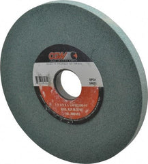 Camel Grinding Wheels - 7" Diam x 1-1/4" Hole x 1/2" Thick, I Hardness, 100 Grit Surface Grinding Wheel - Silicon Carbide, Type 1, Fine Grade, 3,760 Max RPM, Vitrified Bond, No Recess - Industrial Tool & Supply