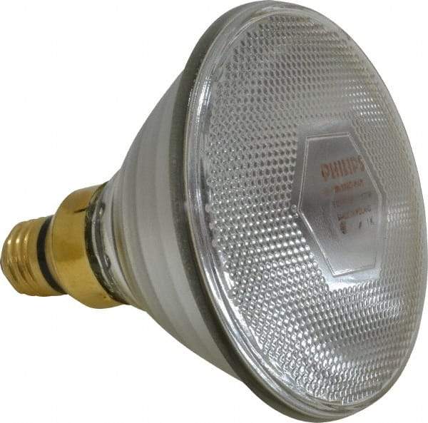 Philips - 175 Watt Incandescent Flood/Spot Medium Screw Skirted Lamp - 2,700°K Color Temp, 1,000 Lumens, 120 Volts, Dimmable, PAR38, 5,000 hr Avg Life - Industrial Tool & Supply