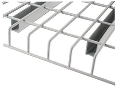 Nashville Wire - 34" Wide, 1-1/2" High, Open Shelving Welded Wire Decking - Steel, 42" Deep, Use with Pallet Racks - Industrial Tool & Supply