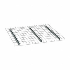 Nashville Wire - 46" Wide, 1-1/2" High, Open Shelving Welded Wire Decking - Steel, 36" Deep, Use with Pallet Racks - Industrial Tool & Supply