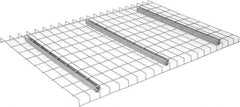 Nashville Wire - 52" Wide, 1-1/2" High, Open Shelving Welded Wire Decking - Steel, 36" Deep, Use with Pallet Racks - Industrial Tool & Supply