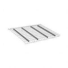 Nashville Wire - 52" Wide, 1-1/2" High, Open Shelving Welded Wire Decking - Steel, 42" Deep, Use with Pallet Racks - Industrial Tool & Supply