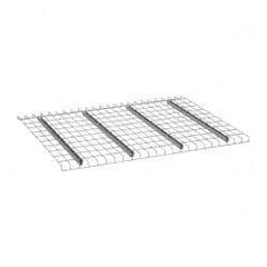 Nashville Wire - 58" Wide, 1-1/2" High, Open Shelving Welded Wire Decking - Steel, 42" Deep, Use with Pallet Racks - Industrial Tool & Supply