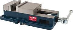 Wilton - 6" Jaw Width, 7-1/2" Jaw Opening Capacity, Horizontal Stationary Machine Vise - Manual Operation, 1 Station, 19-45/64" Long x 6.7" High x 1-3/4" Deep, 2" Jaw Height, 85,000 psi Max Clamp Force, Ductile Alloy - Industrial Tool & Supply