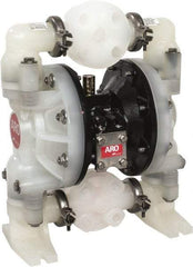 ARO/Ingersoll-Rand - 1" NPT, Nonmetallic, Air Operated Diaphragm Pump - Nitrile Diaphragm, Polypropylene Housing - Industrial Tool & Supply