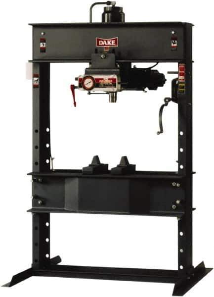 Dake - 150 Ton Electric Shop Press - 16 Inch Stroke, 2 HP - Industrial Tool & Supply