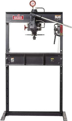 Dake - 75 Ton Manual Shop Press - 4-1/2 Inch Stroke - Industrial Tool & Supply