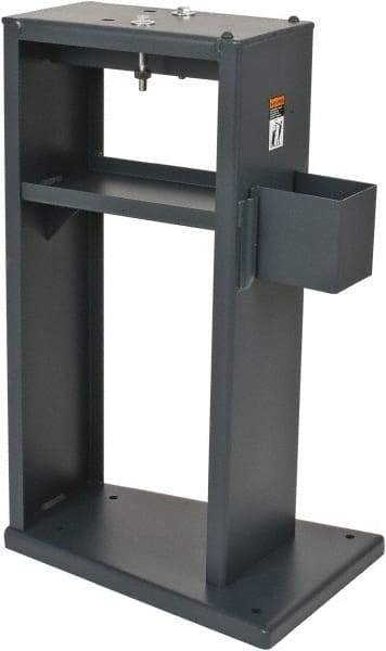 Dake - 18 Inch Long x 24 Inch Wide/Deep x 33 Inch High, Metal Cutting and Forming Machine Stand - For Use with 1-1/2B Arbor Press - Industrial Tool & Supply