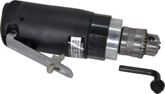 Florida Pneumatic - 1/4" Keyed Chuck - Inline Handle, 20,000 RPM, 4 CFM, 0.3333 hp, 60-90 psi - Industrial Tool & Supply