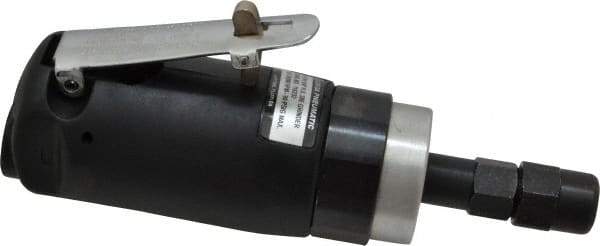 Florida Pneumatic - 1/4" Collet, Straight Handle, Straight Air Die Grinder - 20,000 RPM, Rear Exhaust, 4 CFM, 0.33 hp, 90 psi, 1/4 NPT - Industrial Tool & Supply