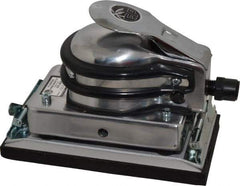 Florida Pneumatic - 6,500 OPM, 4 CFM Air Consumption, 90 psi Air Pressure, Palm Air Orbital Sander - Rectangular Pad, 1/4 NPT Inlet - Industrial Tool & Supply