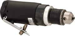 Florida Pneumatic - 3/8" Keyed Chuck - Inline Handle, 20,000 RPM, 4 CFM, 0.3333 hp, 60-90 psi - Industrial Tool & Supply