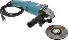 Makita - 5" Wheel Diam, 10,000 RPM, Corded Angle & Disc Grinder - 5/8-11 Spindle, 115 Volts, 9 Amps - Industrial Tool & Supply