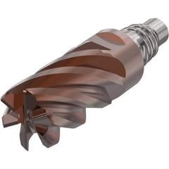 Corner Radius & Corner Chamfer End Mill Heads; Mill Diameter (Inch): 1; Mill Diameter (Decimal Inch): 1.0000; Length of Cut (Inch): 1-1/2; Connection Type: E25; Overall Length (Decimal Inch): 2.9252; Centercutting: Yes; Corner Radius (Decimal Inch): 0.120