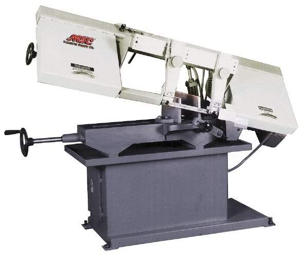 Vectrax - 9 x 14-9/16" Max Capacity, Manual Step Pulley Horizontal Bandsaw - 82, 127, 186 & 300 SFPM Blade Speed, 220 Volts, 2 hp, 3 Phase - Industrial Tool & Supply