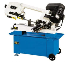 Vectrax - 7 x 12" Manual Combo Horizontal & Vertical Bandsaw - 1 Phase, 45° Vise Angle of Rotation, 1 hp, 115/230 Volts, Step Pulley Drive - Industrial Tool & Supply