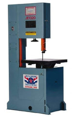 Roll-In Saw - 20 Inch Throat Capacity, Vertical Bandsaw - 70 to 500 SFPM, 2 HP, Three Phase - Industrial Tool & Supply