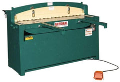 Made in USA - Floor Shears Power Type: Hydraulic Blade Length (Inch): 52 - Industrial Tool & Supply