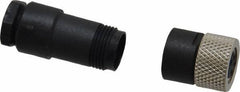 Brad Harrison - 4 Amp, Female Straight Field Attachable Connector Sensor and Receptacle - 60 VAC, 75 VDC, IP67 Ingress Rating - Industrial Tool & Supply