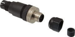 Brad Harrison - 4 Amp, Male Straight Field Attachable Connector Sensor and Receptacle - 30 VAC, 36 VDC, IP67 Ingress Rating - Industrial Tool & Supply