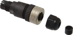 Brad Harrison - 4 Amp, Female Straight Field Attachable Connector Sensor and Receptacle - 30 VAC, 36 VDC, IP67 Ingress Rating - Industrial Tool & Supply