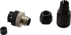 Brad Harrison - 4 Amp, Male Straight Field Attachable Connector Sensor and Receptacle - 250 VAC, 300 VDC, IP67 Ingress Rating - Industrial Tool & Supply