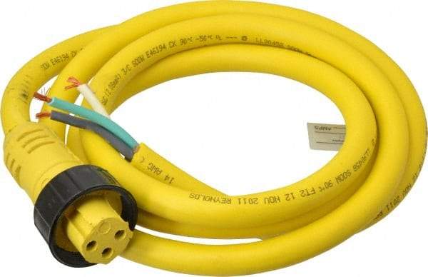 Brad Harrison - 18 Amp, Female Cordset Sensor and Receptacle - IP68 Ingress Rating - Industrial Tool & Supply