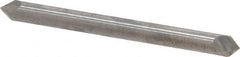 Accupro - 1/8" Diam 2 Flute Double End Solid Carbide Chamfer Mill - Industrial Tool & Supply