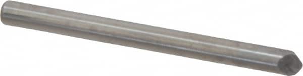 Accupro - 1/8" Diam 2 Flute Single End Solid Carbide Chamfer Mill - Industrial Tool & Supply