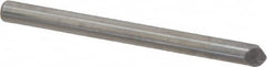 Accupro - 1/8" Diam 2 Flute Single End Solid Carbide Chamfer Mill - Industrial Tool & Supply