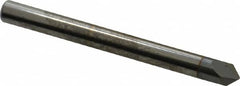 Accupro - 3/16" Diam 2 Flute Single End Solid Carbide Chamfer Mill - Industrial Tool & Supply