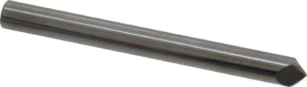 Accupro - 3/16" Diam 2 Flute Single End Solid Carbide Chamfer Mill - Industrial Tool & Supply