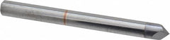 Accupro - 3/16" Diam 2 Flute Single End Solid Carbide Chamfer Mill - Industrial Tool & Supply