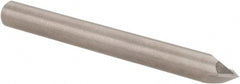 Accupro - 1/4" Diam 2 Flute Single End Solid Carbide Chamfer Mill - Industrial Tool & Supply