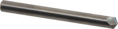 Accupro - 1/4" Diam 2 Flute Single End Solid Carbide Chamfer Mill - Industrial Tool & Supply