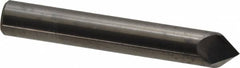 Accupro - 3/8" Diam 2 Flute Single End Solid Carbide Chamfer Mill - Industrial Tool & Supply