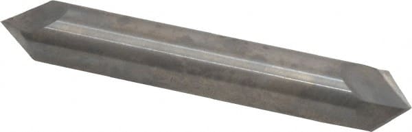 Accupro - 3/8" Diam 2 Flute Double End Solid Carbide Chamfer Mill - Industrial Tool & Supply
