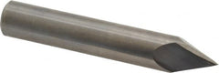 Accupro - 1/2" Diam 2 Flute Single End Solid Carbide Chamfer Mill - Industrial Tool & Supply