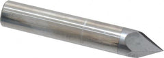 Accupro - 1/2" Diam 2 Flute Single End Solid Carbide Chamfer Mill - Industrial Tool & Supply