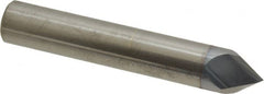 Accupro - 1/2" Diam 2 Flute Single End Solid Carbide Chamfer Mill - Industrial Tool & Supply