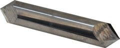 Accupro - 3/4" Diam 2 Flute Double End Solid Carbide Chamfer Mill - Industrial Tool & Supply