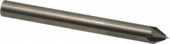 Accupro - 1/4" Diam 4 Flute Single End Solid Carbide Chamfer Mill - Industrial Tool & Supply