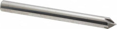 Accupro - 1/4" Diam 4 Flute Single End Solid Carbide Chamfer Mill - Industrial Tool & Supply