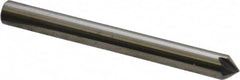 Accupro - 1/4" Diam 4 Flute Single End Solid Carbide Chamfer Mill - Industrial Tool & Supply