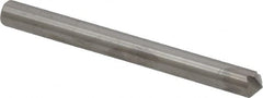Accupro - 1/4" Diam 4 Flute Single End Solid Carbide Chamfer Mill - Industrial Tool & Supply