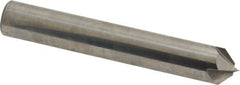 Accupro - 3/8" Diam 4 Flute Single End Solid Carbide Chamfer Mill - Industrial Tool & Supply