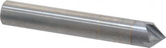 Accupro - 3/8" Diam 4 Flute Single End Solid Carbide Chamfer Mill - Industrial Tool & Supply