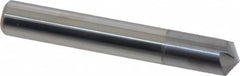 Accupro - 3/8" Diam 4 Flute Single End Solid Carbide Chamfer Mill - Industrial Tool & Supply