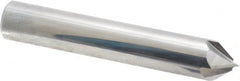 Accupro - 1/2" Diam 4 Flute Single End Solid Carbide Chamfer Mill - Industrial Tool & Supply